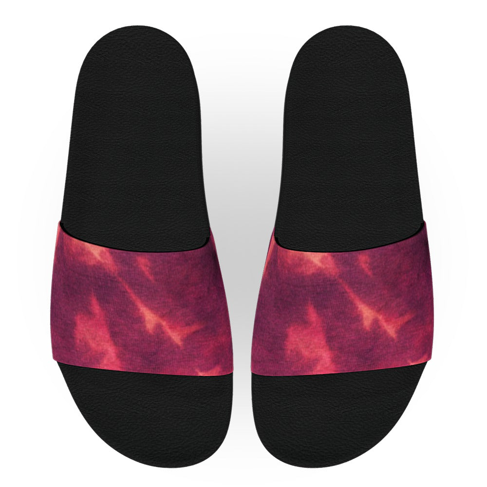 Berry Tie Dye Slide Sandals