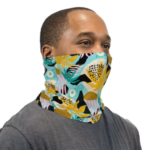 Modern Hawaiian Neck Gaiter Face Mask