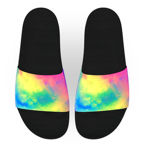 Colorful Clouds Slide Sandals