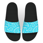 Sky Blue Bandana Slide Sandals