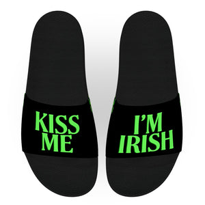Kiss Me I'm Irish Slide Sandals