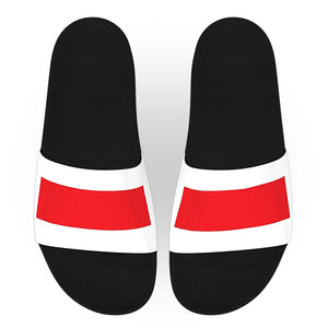 Red Block Slide Sandals