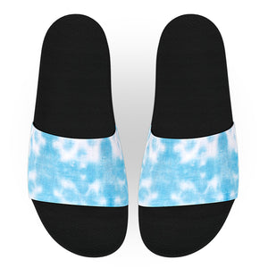 Sky Blue Tie Dye Slide Sandals