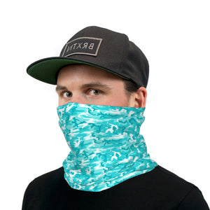 Cyan ERDL Camouflage Neck Gaiter Face Mask