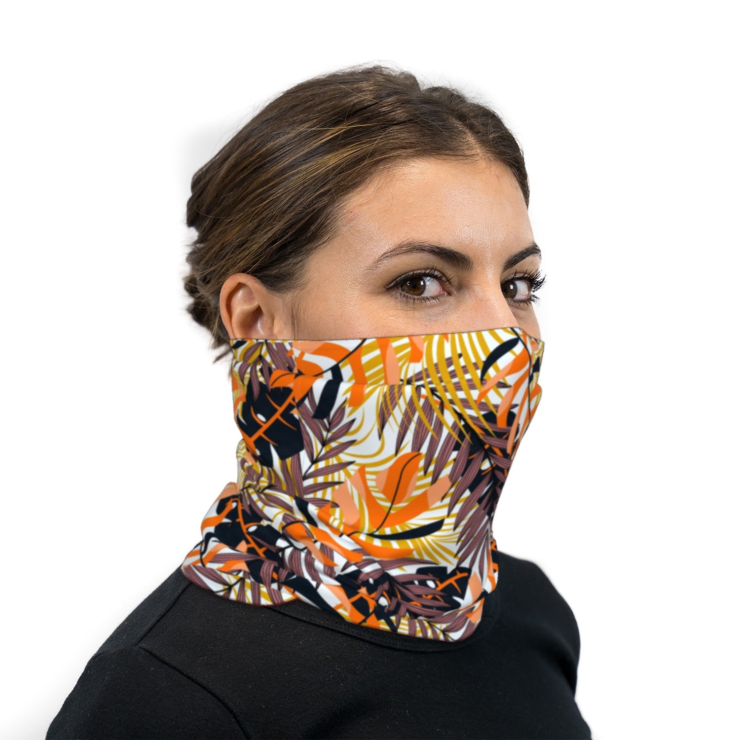 Fall In The Tropics Neck Gaiter Face Mask