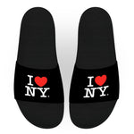 I Heart New York Flag Slide Sandals