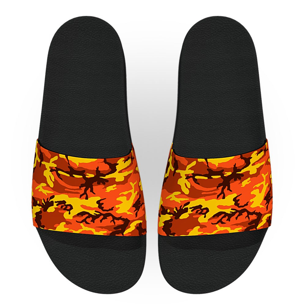 Orange ERDL Camouflage Slide Sandals