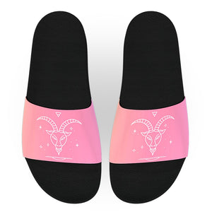 Colorful Capricorn Zodiac Slide Sandals
