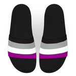 Asexual Pride Flag Slide Sandals