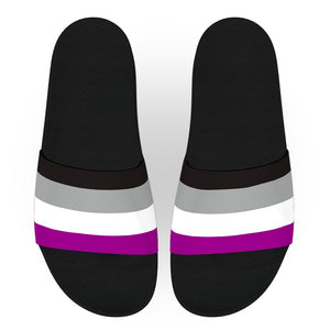 Asexual Pride Flag Slide Sandals