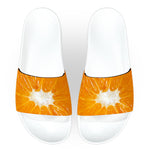Orange Fruit Slide Sandals