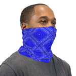 Royal Blue Bandana Paisley Neck Gaiter Face Mask