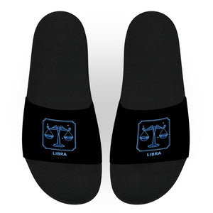 Dark Libra Zodiac Slide Sandals