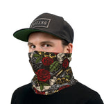 Hustle Hard Guns and Roses Neck Gaiter Face Mask
