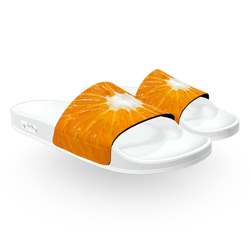 Orange Fruit Slide Sandals