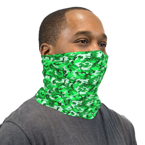 Lime Green ERDL Camouflage Neck Gaiter Face Mask