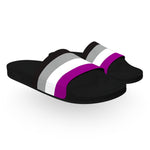 Asexual Pride Flag Slide Sandals