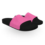 Pink Leather Fashion Slide Sandals