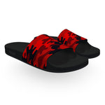 Red Woodland Camouflage Slide Sandals