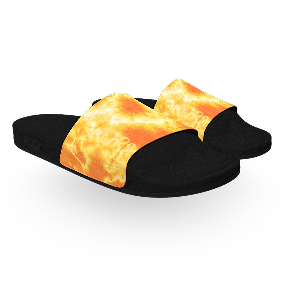 Orange Creamsicle Tie Dye Slide Sandals