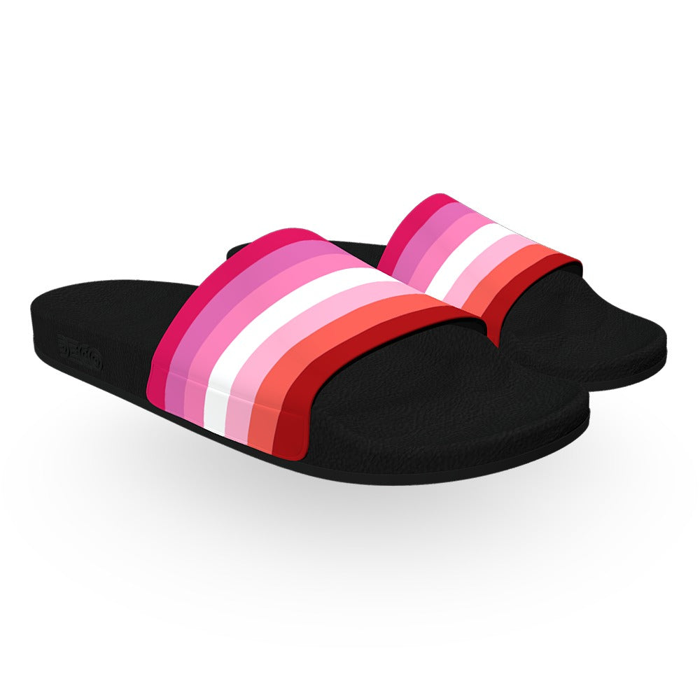 Lesbian Pride Flag Slide Sandals