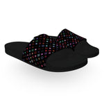 Multi-Color Monogram Slide Sandals