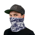 Tropical Sketch Neck Gaiter Face Mask