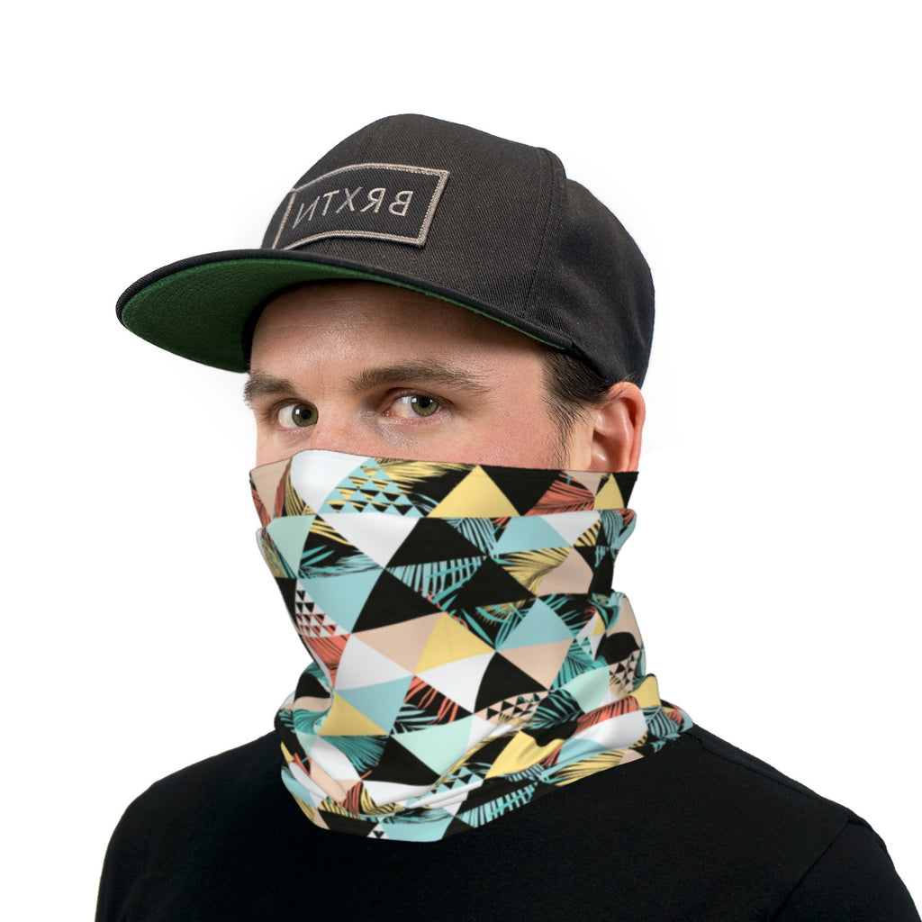 Rad Beach Pattern Neck Gaiter Face Mask
