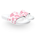 Pink Cow Print Slide Sandals