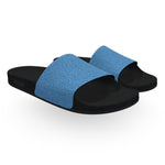 Blue Denim Slide Sandals