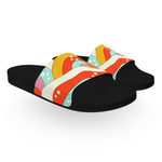 Groovy Colors and Stars Slide Sandals