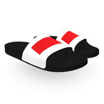 Red Block Slide Sandals