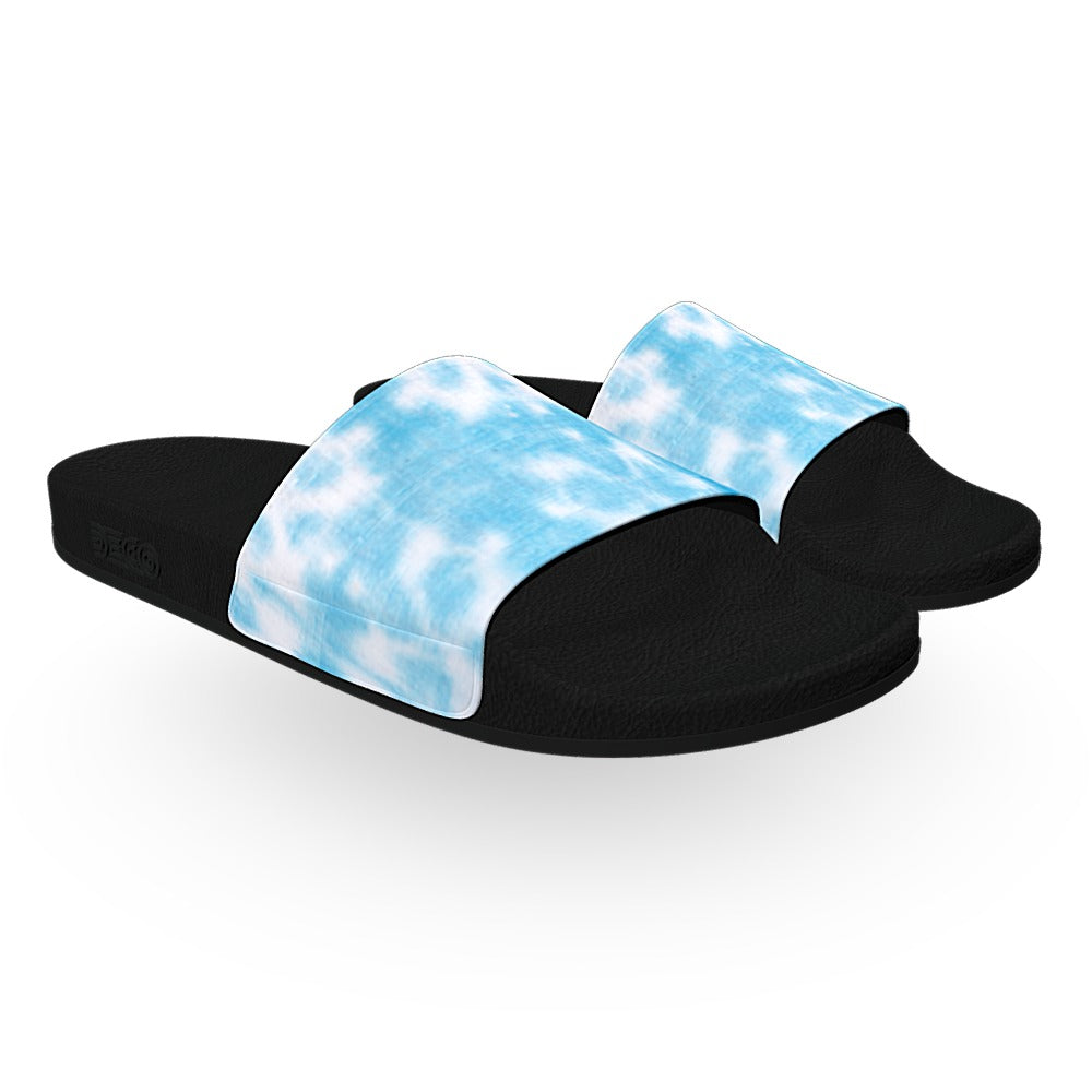 Sky Blue Tie Dye Slide Sandals