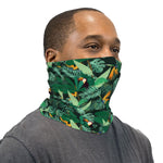 Green Tropical Tucans Neck Gaiter Face Mask