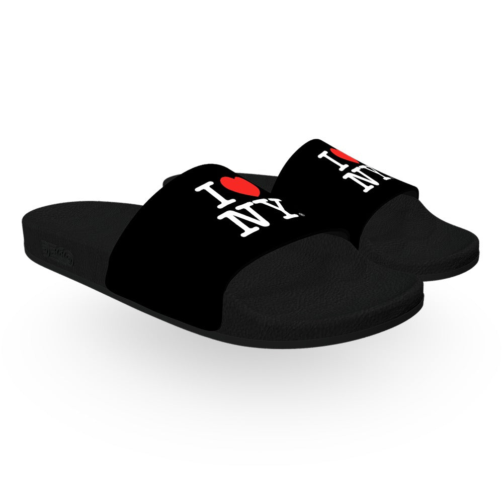 I Heart New York Flag Slide Sandals