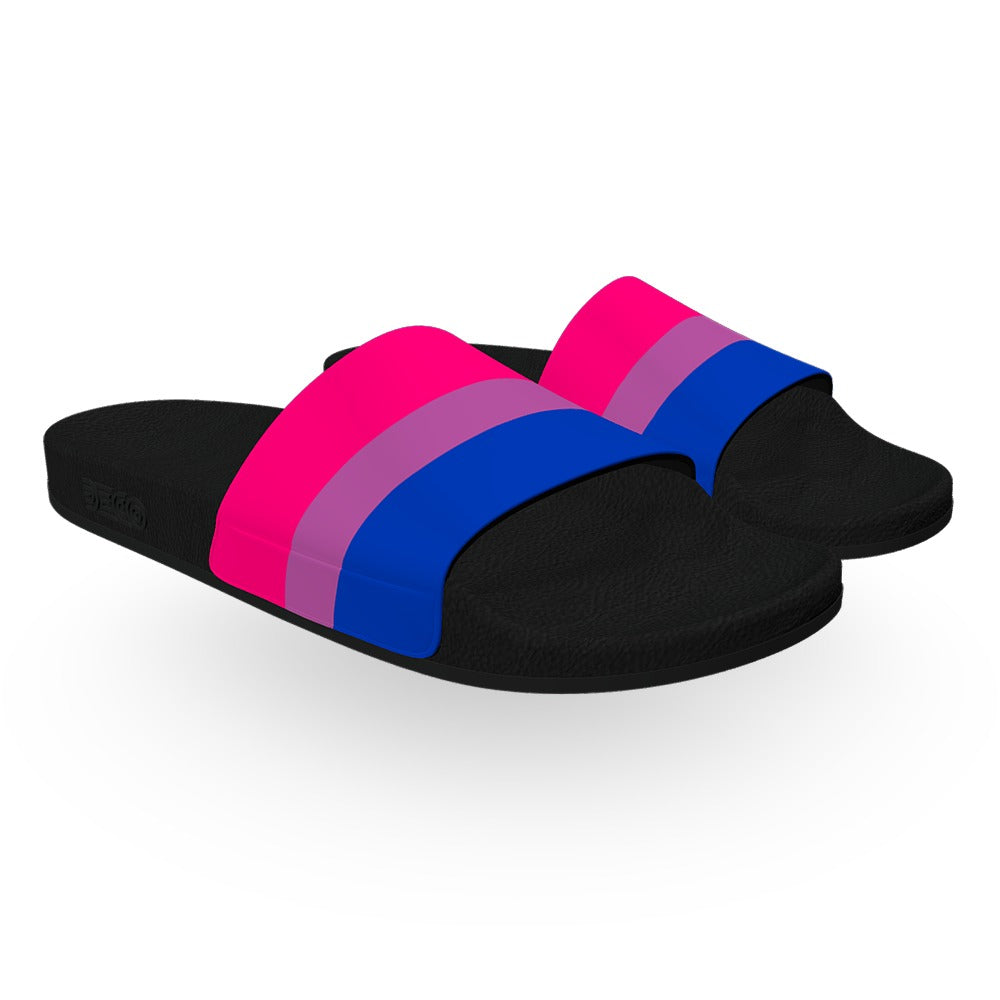 Bisexual Pride Flag Slide Sandals