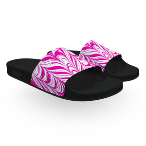 Pink Candy Drip Slide Sandals