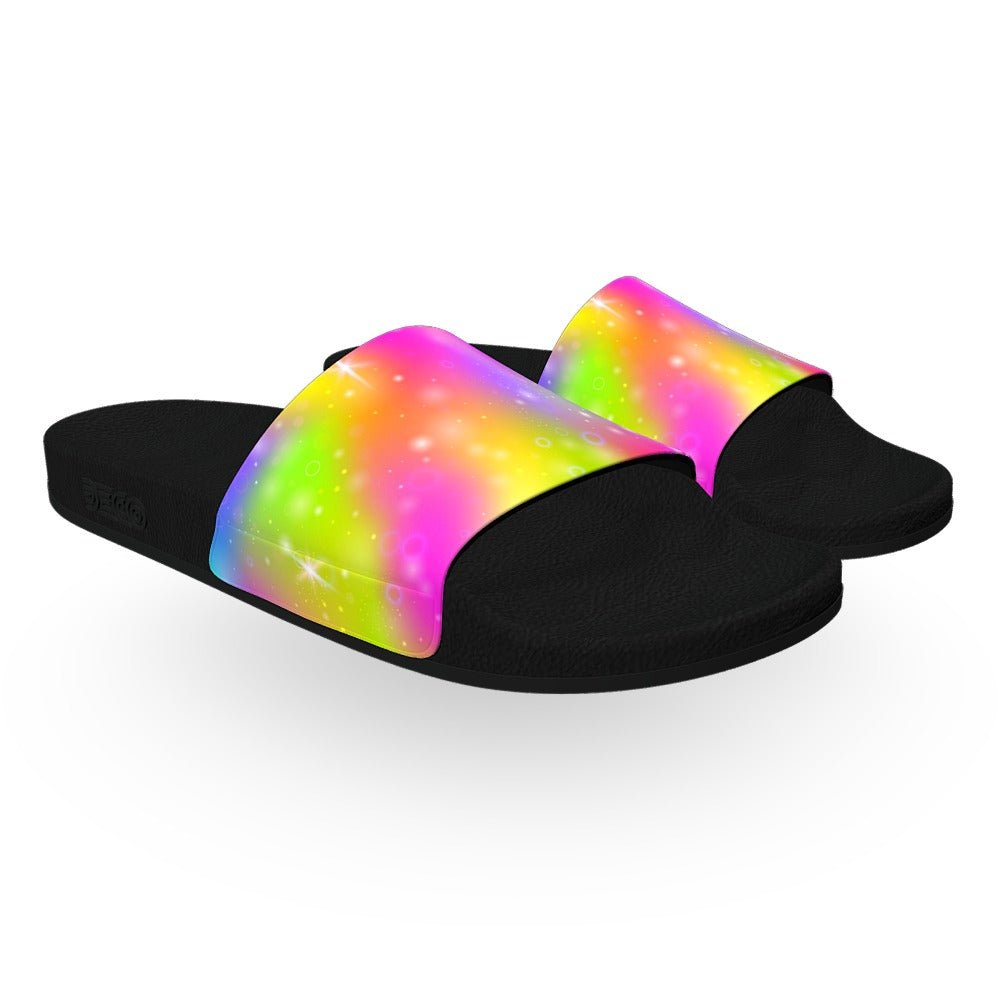 Rainbow Sparkle Slide Sandals