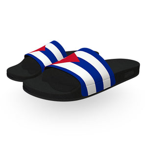 Cuba Flag Slide Sandals