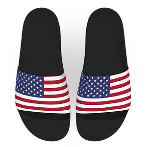 American Flag Slide Sandals