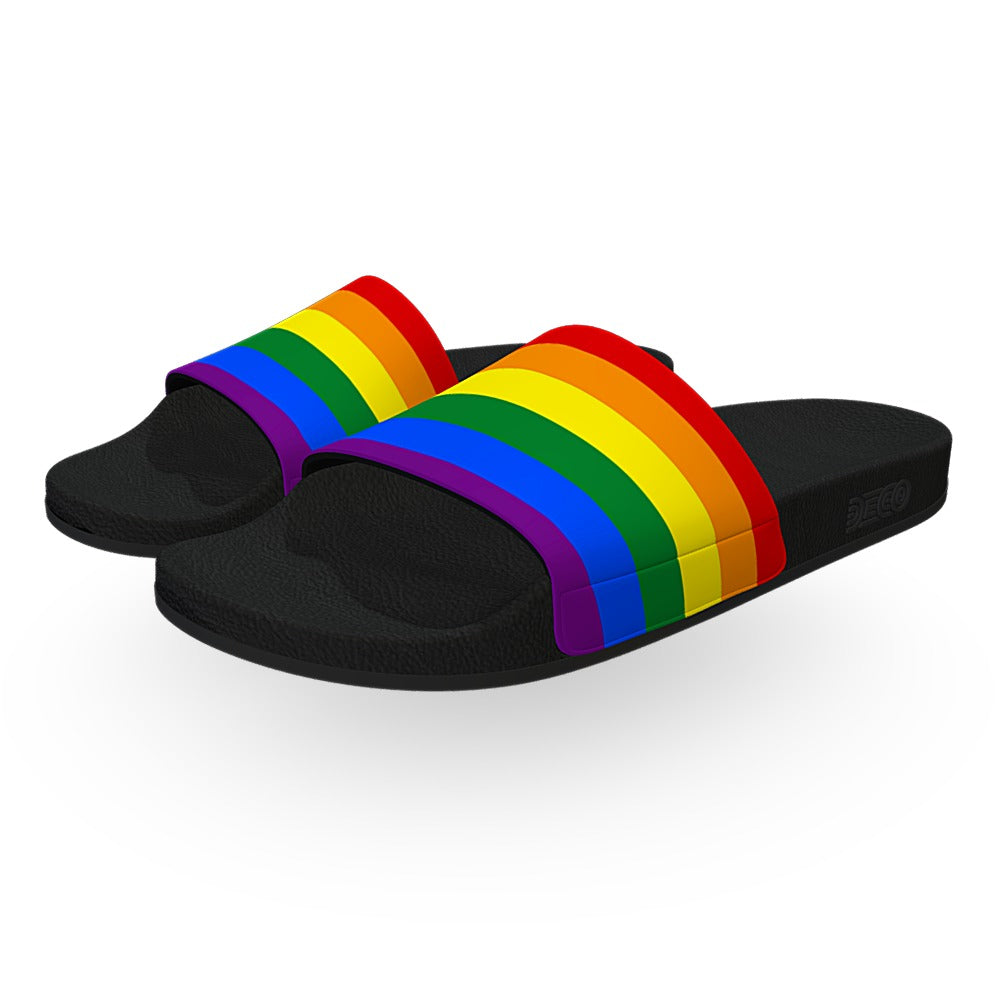 Rainbow top pride sandals