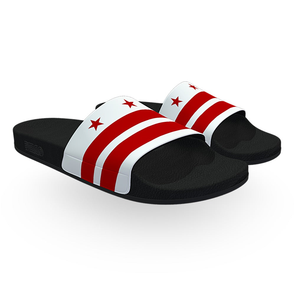 Washington D.C. Flag Slide Sandals