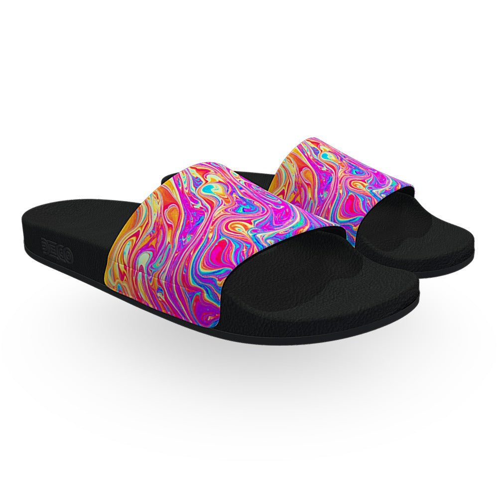 Pink and purple discount sandals