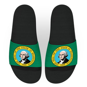 Washington State Flag Slide Sandals