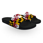 Maryland State Flag Slide Sandals
