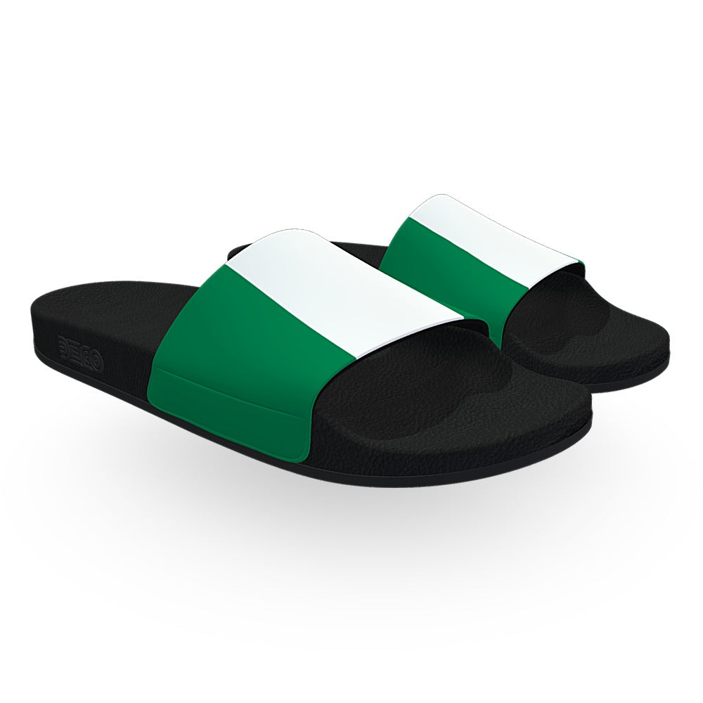 Nigeria Flag Slide Sandals