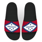 Arkansas State Flag Slide Sandals