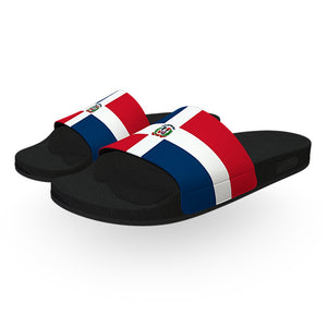 Dominican Republic Flag Slide Sandals