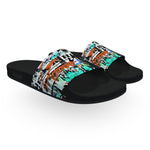 Graffiti Street Art Slide Sandals