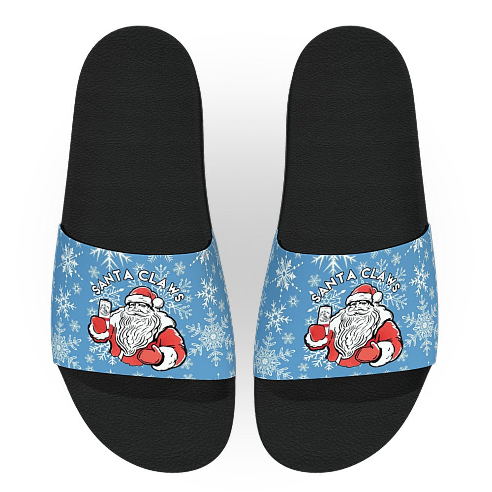 Light Blue Santa Claws Slides